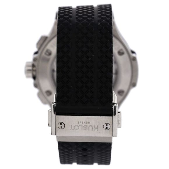 Hublot Big Bang Chronograph Automatic Watch Stainless Steel and Rubber with Diam - Picture 5 of 6